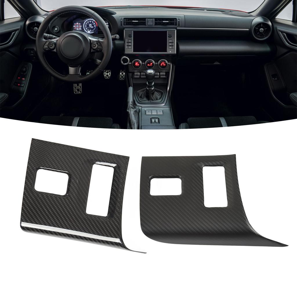 Центральная панель переключения передач, рамка из углеродного волокна, крышка панели переключения передач, замена накладки для Toyota Subaru BRZ