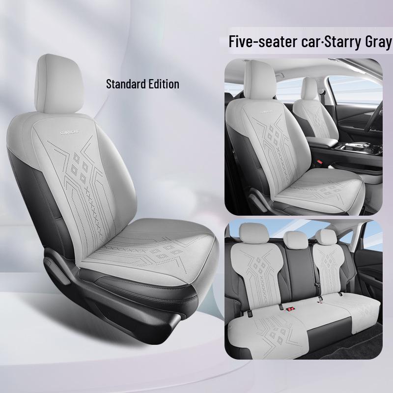 Wuling Starlight Suede Saddle Pad Car Seat Cushion - Universal Fit for All Seasons