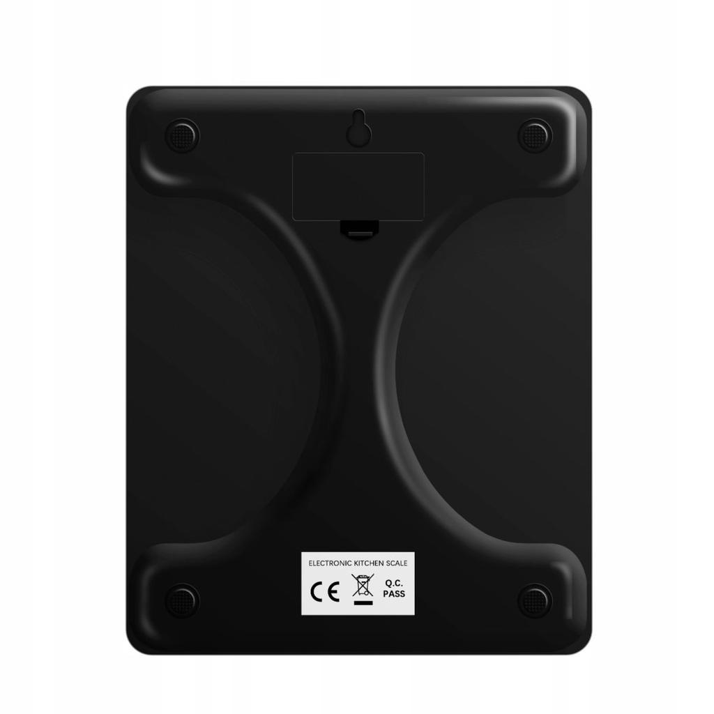 Glass Kitchen Scale PURENO KS605 up to 5kg TARE LCD Tempered Glass
