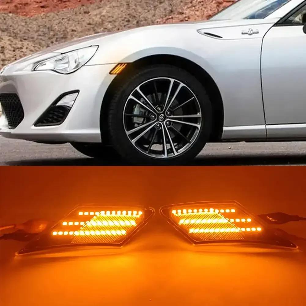 2 шт. светодиодный динамический указатель поворота для Toyota 86 FT86 GT86 боковой габаритный указатель последовательный фонарь для Scion FR-S для Subaru BRZ