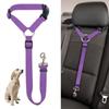 Pet Car Seat Belt Lead Leash BackSeat Safety Belt Adjustable Harness for Kitten Dogs Collar Pet Accessories