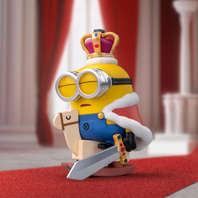 POP MART Minions Lazy Every Day Series Figures, Blind Box Figures, Holiday Birthday Gifts, Single Box