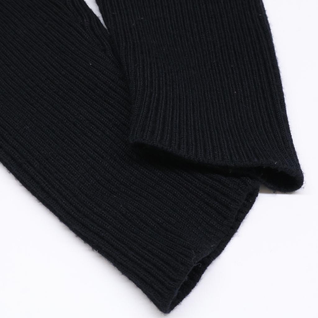 STONE ISLAND Отличное состояние 7315522C2 20AW трикотажные топы с высоким воротником L черный б/у