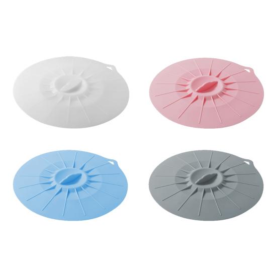 5Pcs Silicone Lid Set for Bowls Pots Microwave Safe Food Covers Multi-Size Leakproof Container Lids with Hanging Holes