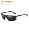 Men's Cycling Sunglasses Fashion Polarized Aviation Aluminum Magnesium Sunglasses Half Frame Sunglasses