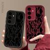 Текстурный премиальный чехол для телефона Samsung Galaxy S25 S22 S21 S24 S20 S23 FE Note 20 Plus Ultra A35 A25 A55 Силиконовый чехол Модный нишевый