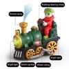 Kids Electric Steam Train Toy with LED Light Music Spray Classical Train Toy Battery Powered Locomotive Toy Toddlers Boys Girls Gift