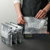 10Pcs/Bag Leakproof Freezer Stand Up Bag Aluminum Foil Kitchen Fresh Bag New Food Bag