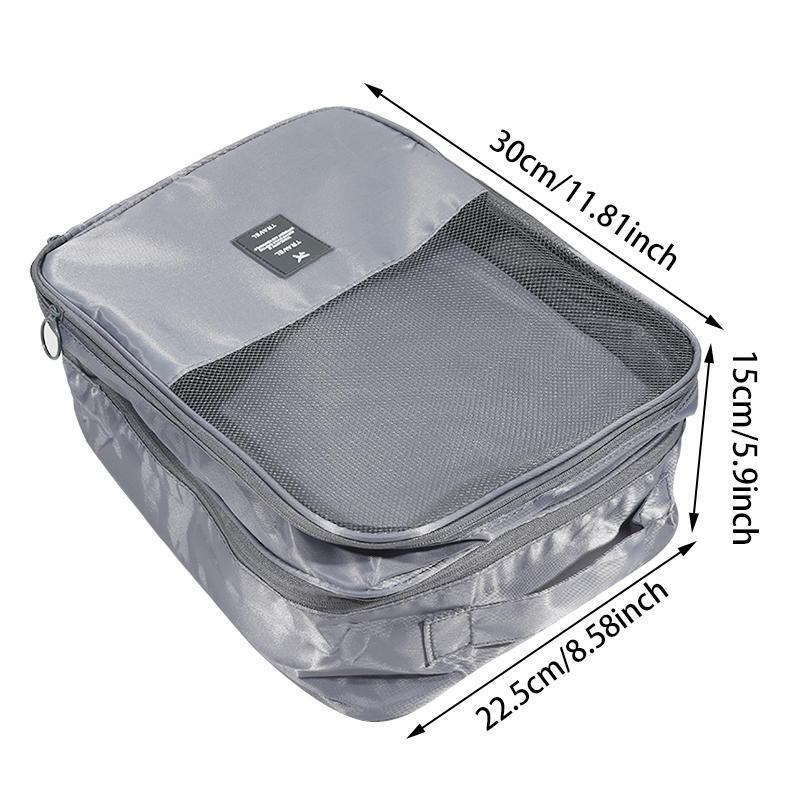 Модная и повседневная сумка для хранения обуви большой вместимости, прозрачная пыле- и плеснестойкая сумка, дорожная подвесная сумка для хранения багажа