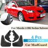 Для Mazda 3 BK Sedan Saloon 2004 ~ 2009, брызговики на крыло, брызговик, брызговик, автомобильный автомобильный стиль, передние и задние брызговики 2008