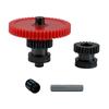 Extruder Gear Compatible with ELEGOO Neptune 4 ProPlusMax Hardened Steel Dual Gear Kit One Shaft