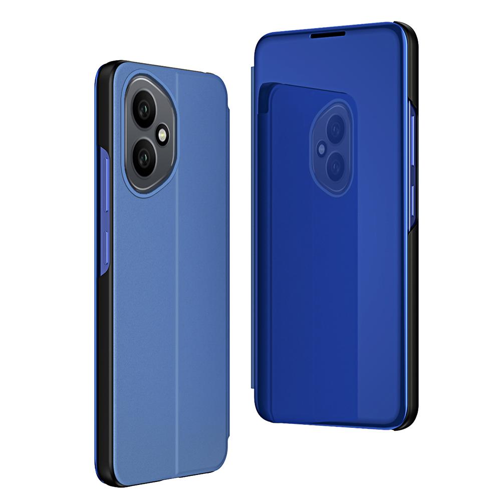 Для Honor 400 5G (Глобальный) Чехол-книжка из кожи с окошком для просмотра и подставкой