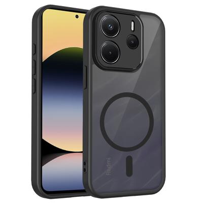 Чехол для Xiaomi Redmi Note 14 13 4G 5G Матовый Прозрачный Магнитный Magsafe Противоударный Чехол для Redmi Note 13 Pro Plus 5G 4G