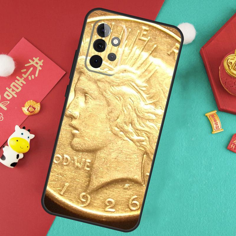 Швейцарский тонкий золотой чехол для Samsung Galaxy A55 A35 A15 A54 A34 A14 A52 A32 A12 A13 A33 A53 A17 A16 A26 A36 A56