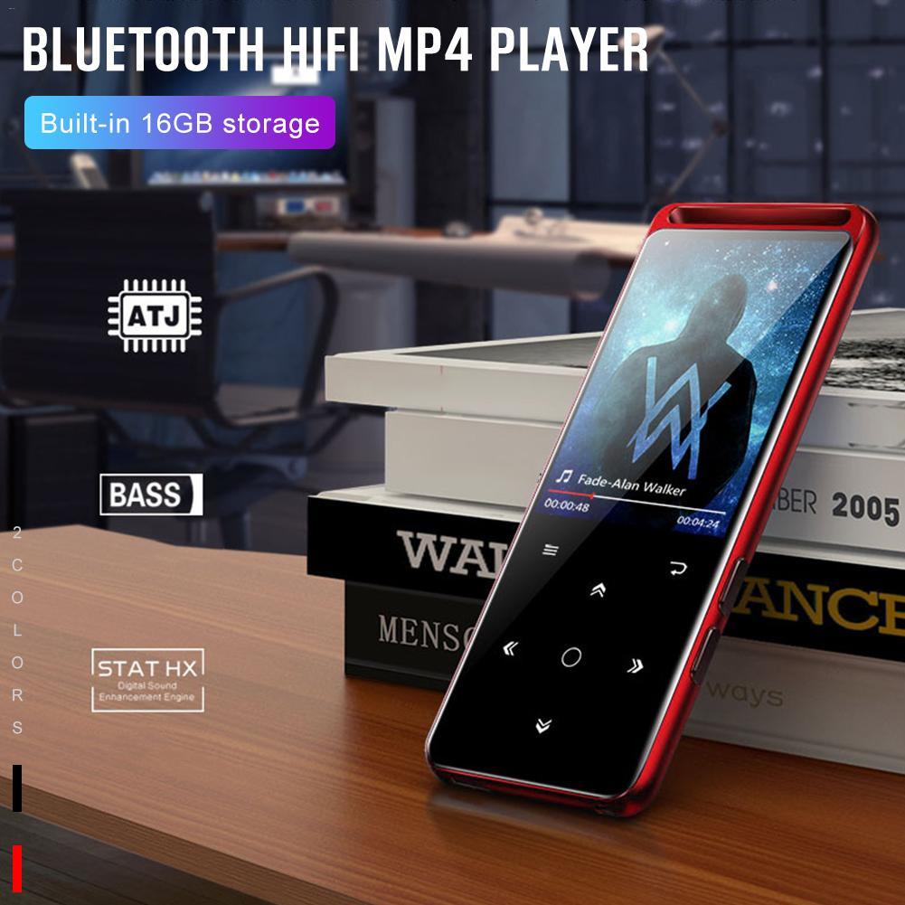 Bluetooth-совместимый Mp3mp4-плеер без потерь, 10 настроек яркости, Mp5mp6 Walkman, FM-радио, электронная книга, диктофон, поддержка Tf-карты