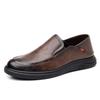 Fashion Fashion Casual Leather Men's Dress Shoes Spring Autumn New Designer Soft Sole Solid Color Loafers Man