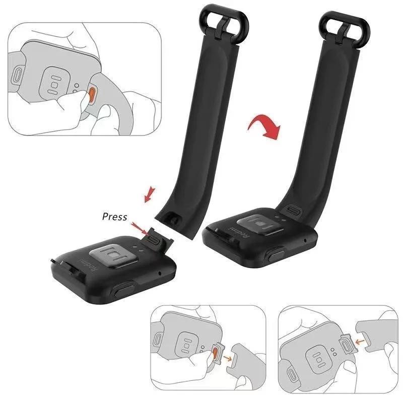 Sport Silicone Straps for Redmi Watch 2 3 Lite Active Replacement Strap Watchstrap Bracelet for Xiaomi Mi Watch Lite Accessories