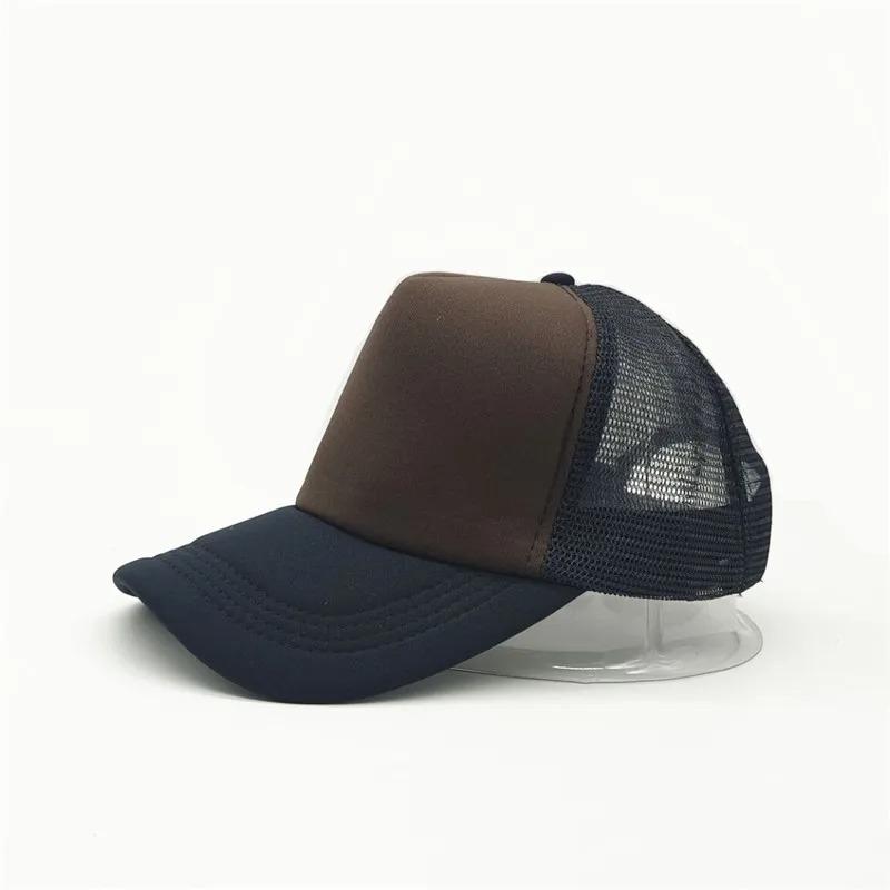 Snapback Adjustable Cap Baseball Mesh Plain Casual Neutral Gender Women Men For Hats Hip Hop Urban Street Style Trucker Streetwear Dad Hat