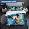 Cartoon Mouse 3pcs K-pop music group Bedding set,Ideal for Bedroom, Dormitory,Including Duvet Cover And 2pcs Pillowcases,Fan gifts
