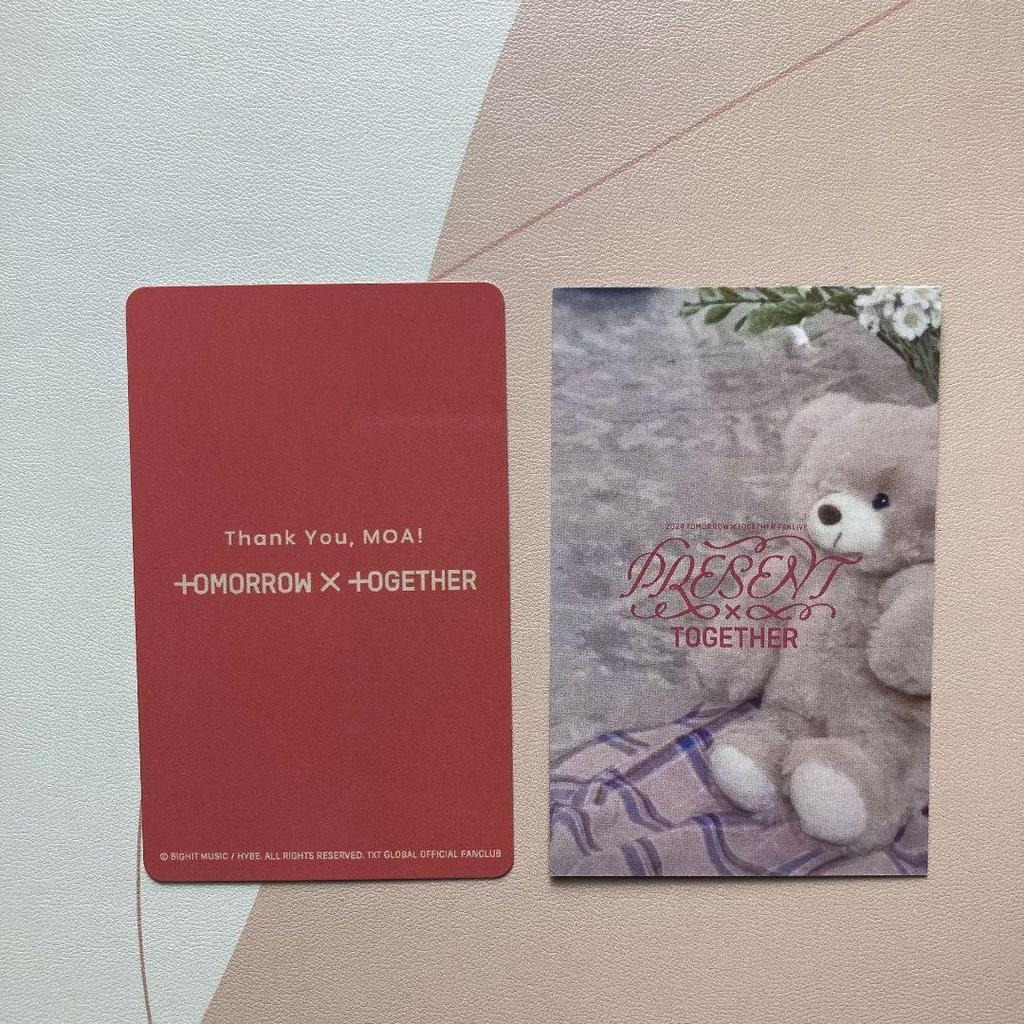 [USED] Korea TXT MOAZONE Japan FC Bonus Soobin Trading Cards (2 pieces)