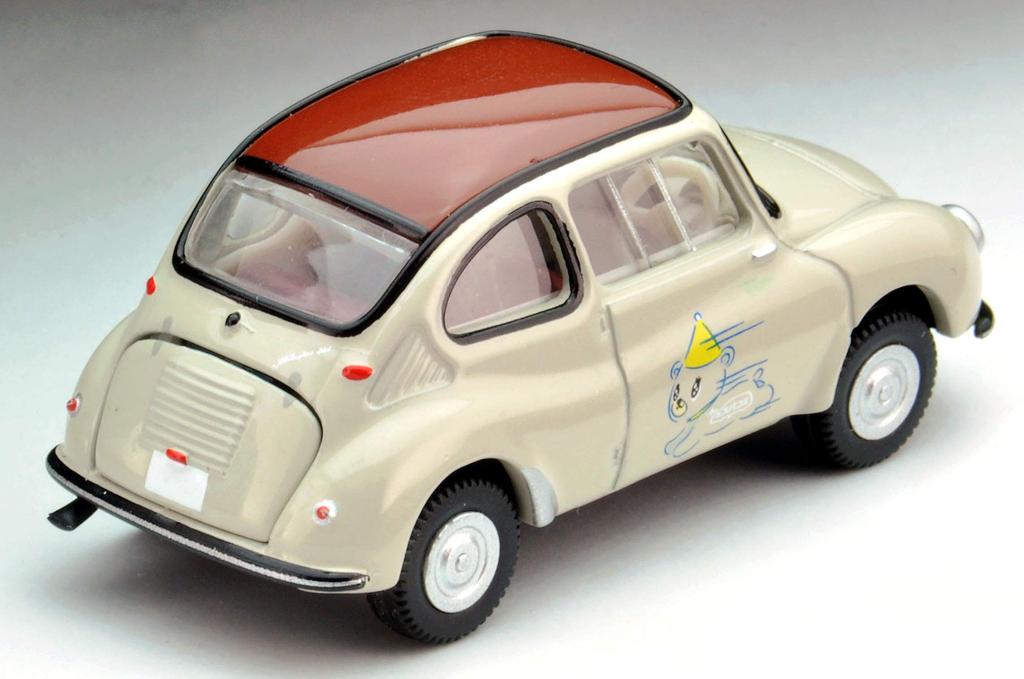 Tomica Limited Vintage Neo TLV x Subacomi 164 Subaru 360 61 год, бежевый, готовый продукт