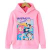 New Autumn and Winter Fashion Demon Hunter Anime Children's Hoodie, Cute and Beautiful Girls, Warm and Comfortable, Loose and Versatile Top