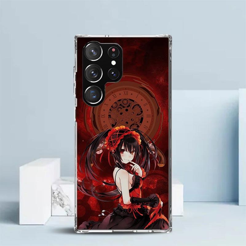 Date A Live Токисаки Куруми Мягкий чехол для Samsung Galaxy S25 Edge S26 S24 S23 Ultra Чехол для телефона S22 S21 Plus S20 FE Печатный узор