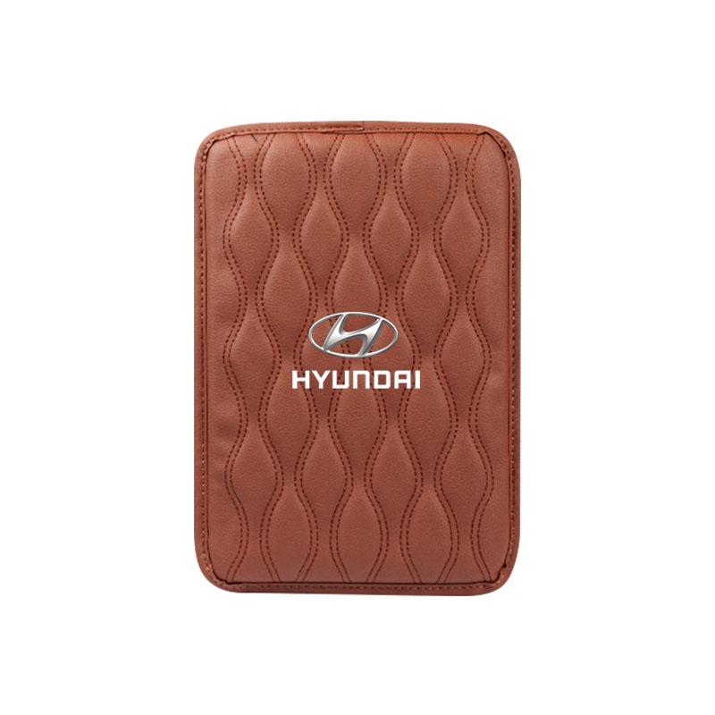 1 шт. Кожаные накладки на подлокотник автомобиля Защитная водонепроницаемая подушка для рук Для Hyundai Santa Fe Sonata Solaris Azera Creta I30 Ix25 Tucson IX35