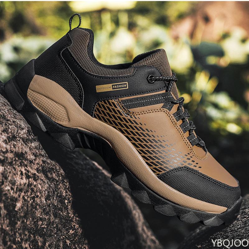 Fashion New Fashion Men Boots Mountaineering Sneakers Male Outdoor Casual Footwear Comfortable Non Slip Hiking Boots Botas Homme Zapatos