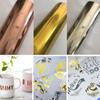 Self-Adhesive Handicraft Solid Color DIY Cup Glossy Metal Vinyl Film Home Decoration PVC Film
