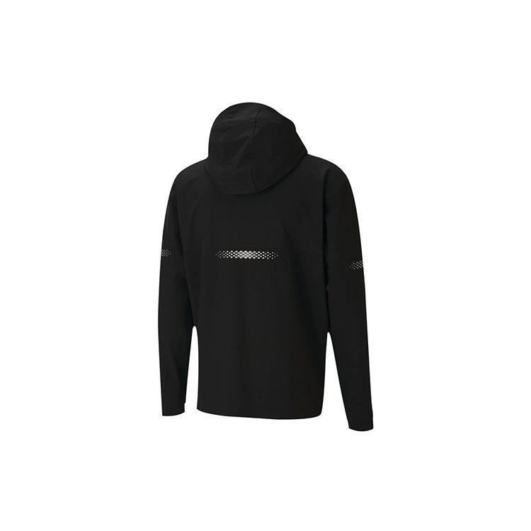 Puma Куртки для бегунов Мужские Черные С капюшоном Умеренные Другие 519382-01