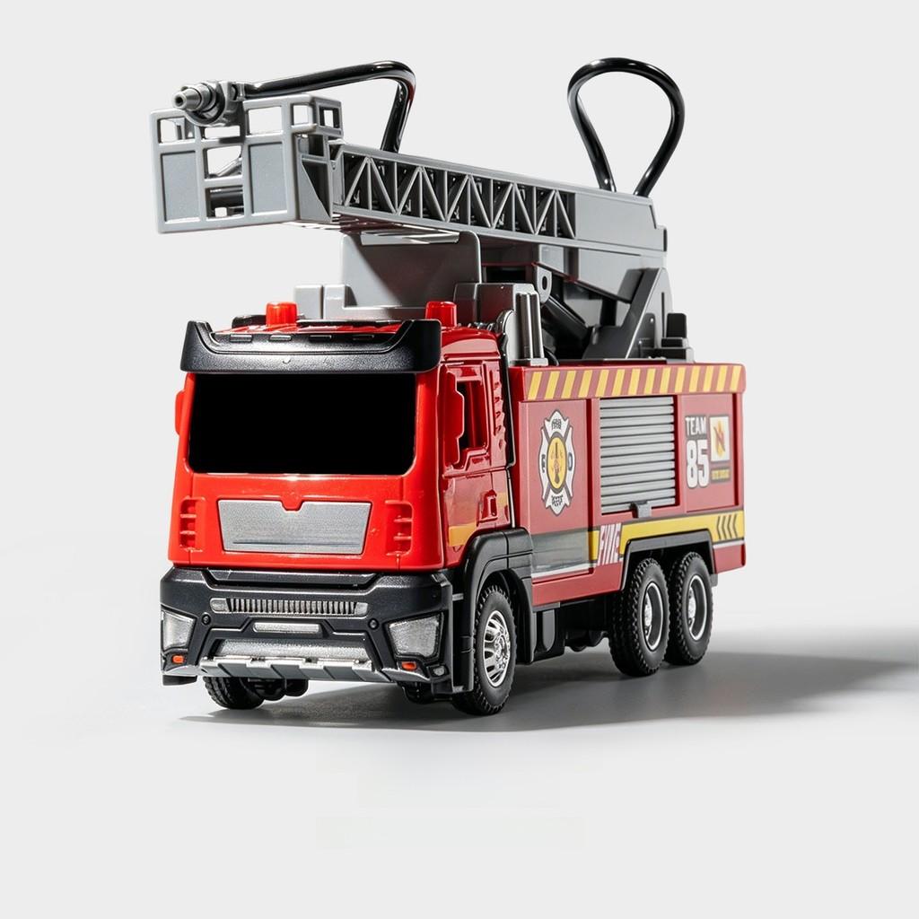 Plastic Water Truck Playset With Spray Function And Sound Effects For Children