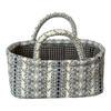 Boho Fabric Storage Basket Collapsible Quilted Storage Hamper Large Capacity Lightweight for Nursery Bedroom Laundrys Room Decor