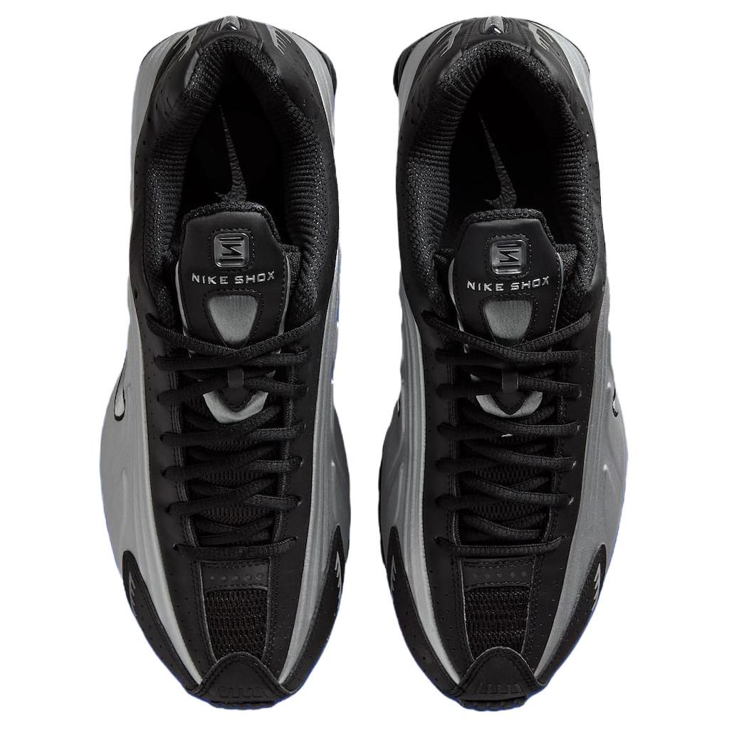 Nike Кроссовки унисекс Shox R4 Металлик Серебристый Черный HQ1988-007