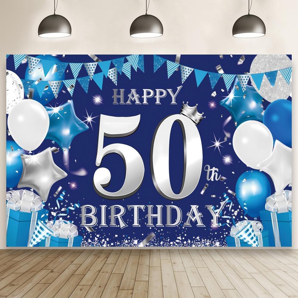 Черный Золотой С Днем Рождения Фото Фон Блестящий Плакат Фото Реквизит Фотостудия