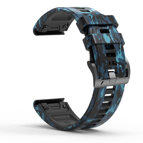 22 мм 26 мм Камуфляжный силиконовый ремешок для Garmin Fenix 7X 7 6X 6 Pro 5 5X Plus Epix 2 965 955 935 945 Смарт-часы Ремешок Браслет Наручный ремешок