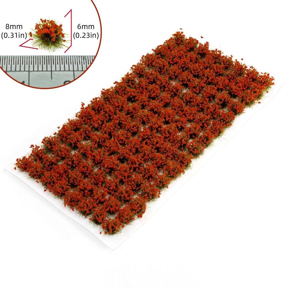 Симуляция Миниатюрный Цветок Трава Модель Изготовление Железнодорожный Поезд Статическая Трава Пучок Смола Луговой Пейзаж Мини Цветочный Пучок