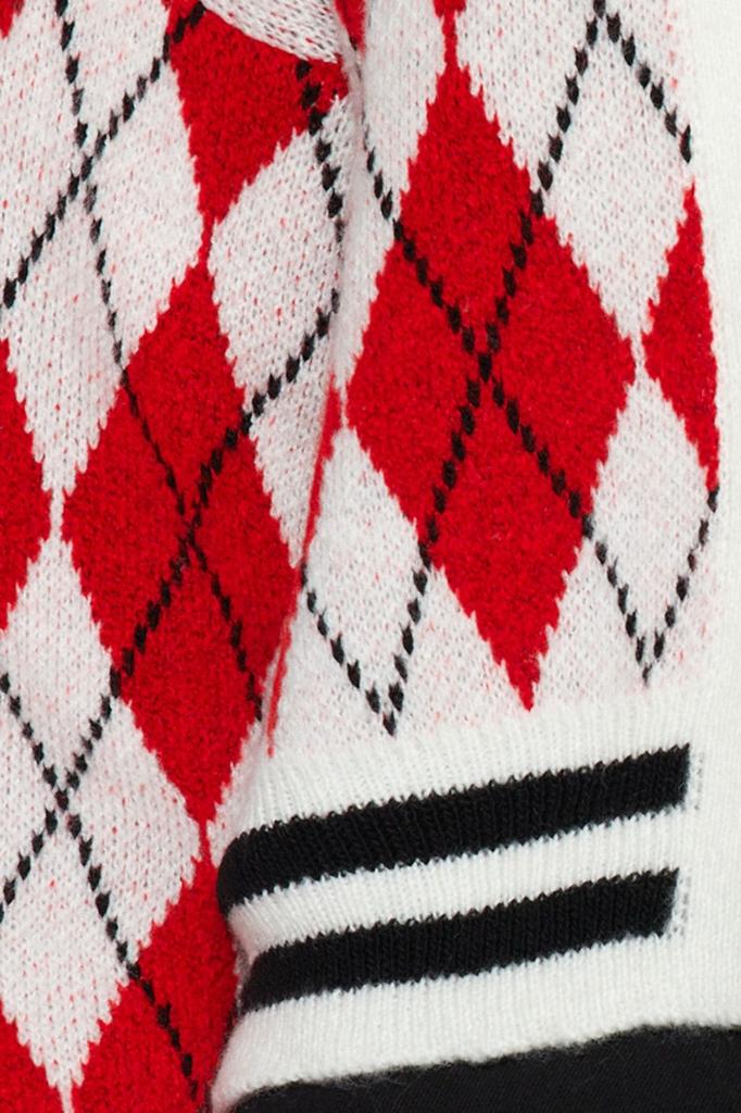 Women's Elegance Style Cardigan Mink Soft Textured Arugula Pattern Knitwear Cardigan