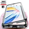 360° Full Body Double Sided Glass Metal Frame Case for Huawei Honor X9b 5G Honor Magic 6 Lite Protective Shell Cover