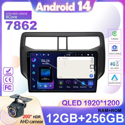 Android 14 Carplay для Toyota Rush 2018 2019 Авто Радио Мультимедиа Видео Плеер Навигация GPS QLED Экран Головное Устройство Нет 2din DVD