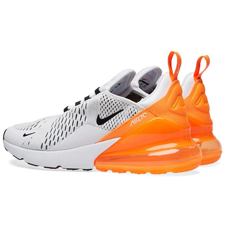 Nike Air Max 270 White Black Orange Women's AH6789-104