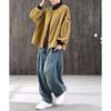 Loose Plus Size Haren Jeans for Women Elastic Waist Versatile Casual Carrot Pants Lantern Pants Trendy Style Spring and Autumn
