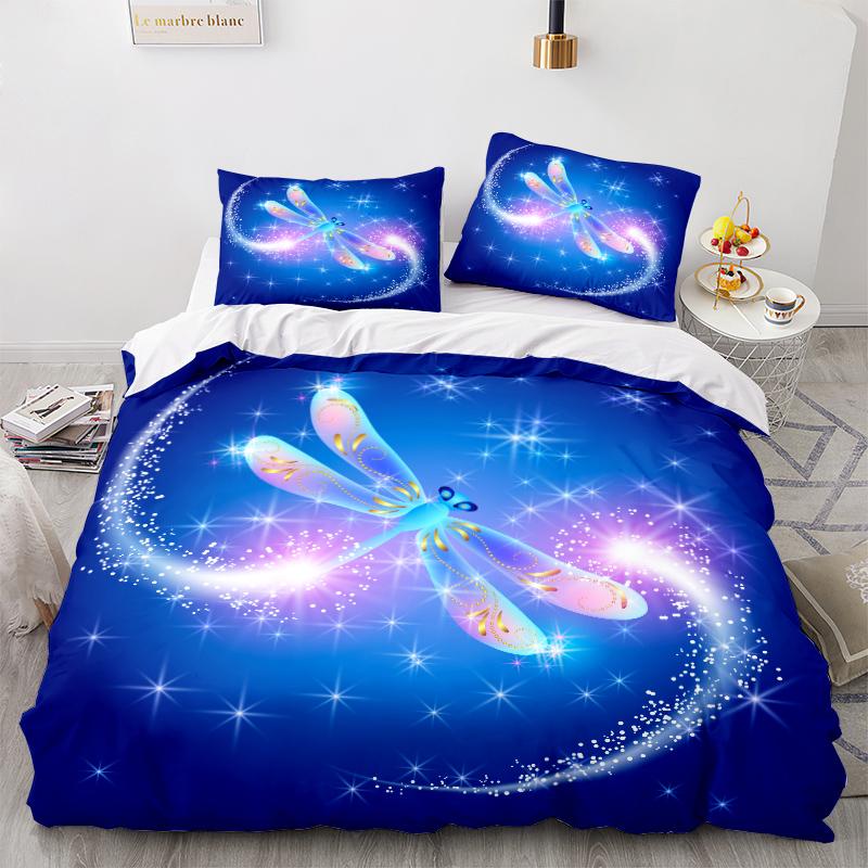 3D Home Bedding Universe Star Sky Quilt Cover Queen King Full Size Twin Planet Print Adult Children's Quilt Cover and Pillowcase Bedding