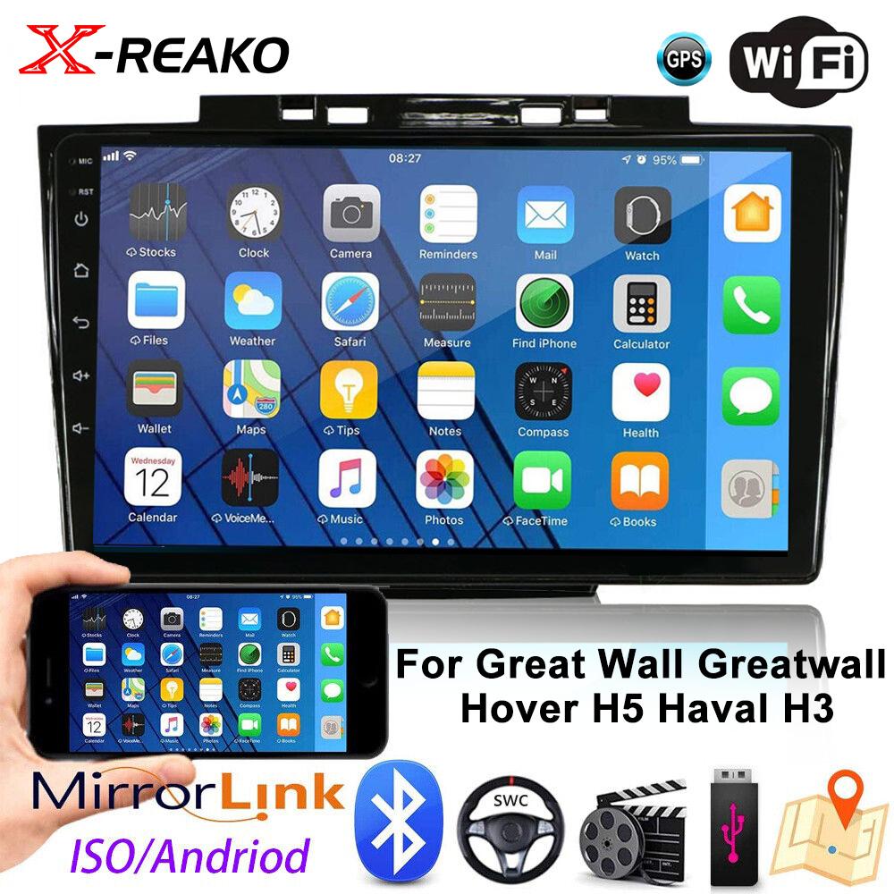 Android 12 Carplay автомобильное радио для Great Wall Greatwall Hover H5 Haval H3 2013-2019 мультимедийный плеер GPS навигация 2din стерео