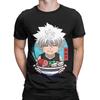 Новинка Killua Zoldyck Аниме HXH Футболки для мужчин O-образный вырез Чистый хлопок Футболка с коротким рукавом Футболка с принтом Одежда