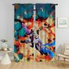 Шторы для гостиной Шторы LOL League of Legends Jinx Разделение Домашний интерьер Шторы 2 шт Хэллоуин Украшение Ребенок