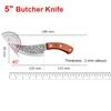 Heavy Kitchen Knives Meat Cleaver Chop Vegetables Butcher Boning Knife Wood Handle Stainless Steel Hand Forged Blade Chef Knife