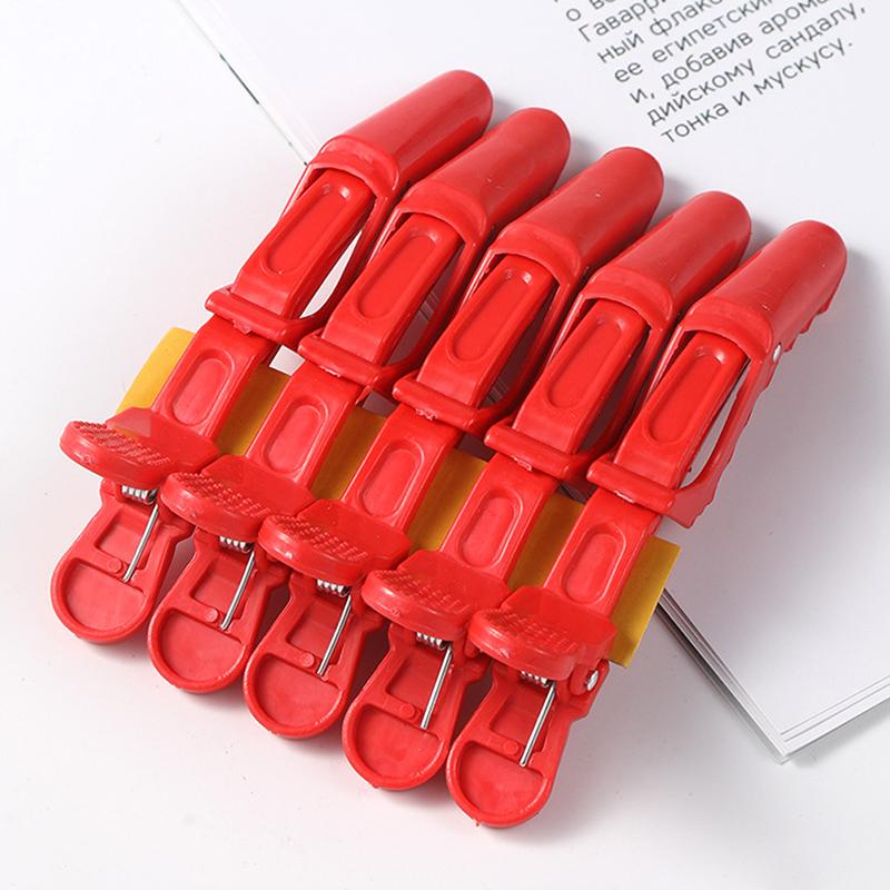 5Pcs/Lot Plastic Hair Clip Hairdressing Clamps Claw Section Alligator Clips Barber For Salon Styling Hair Accessories Hairpin