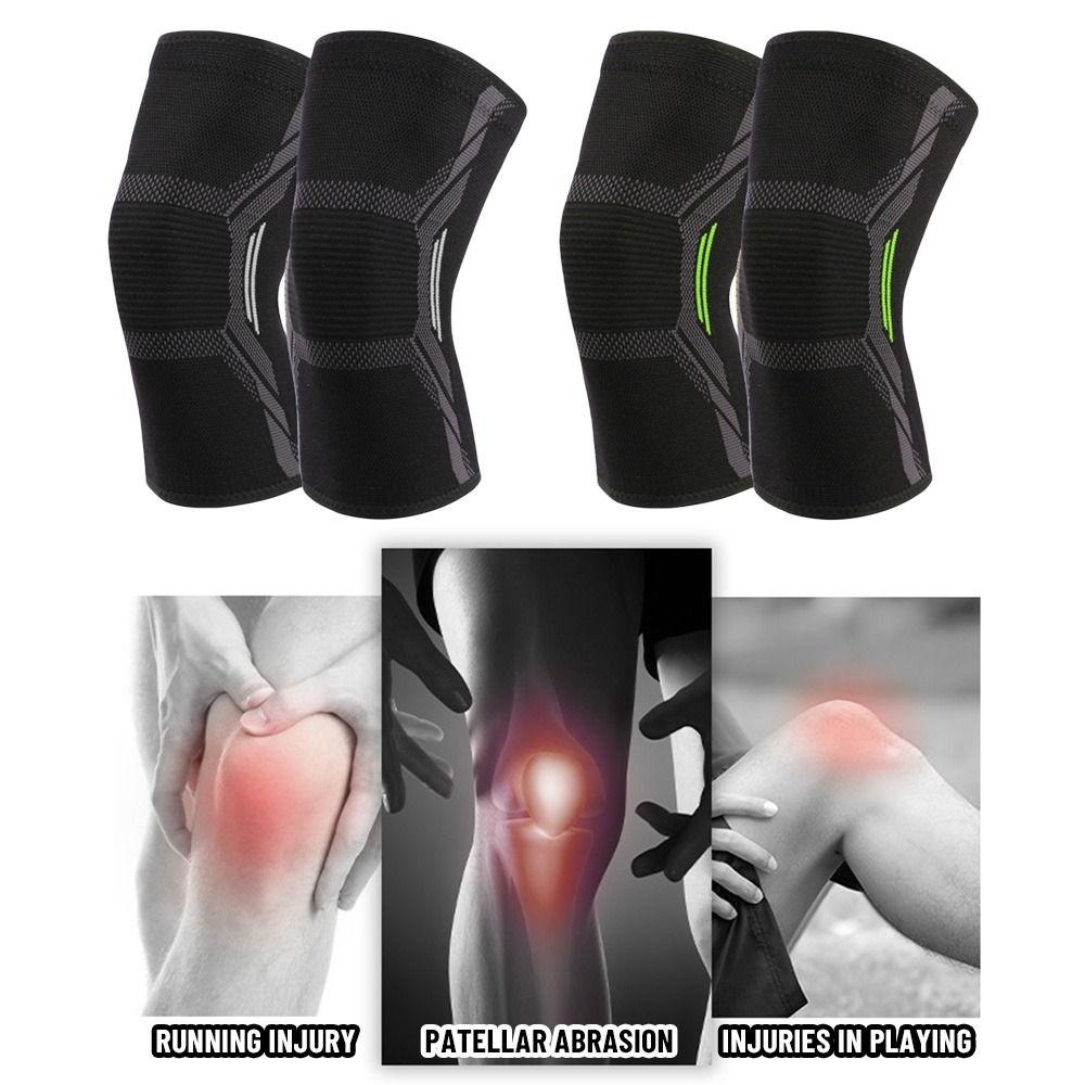 Нейлоновый спортивный бандаж для фитнеса, компрессионный бандаж для облегчения артрита, наколенники, носки для поддержки колена