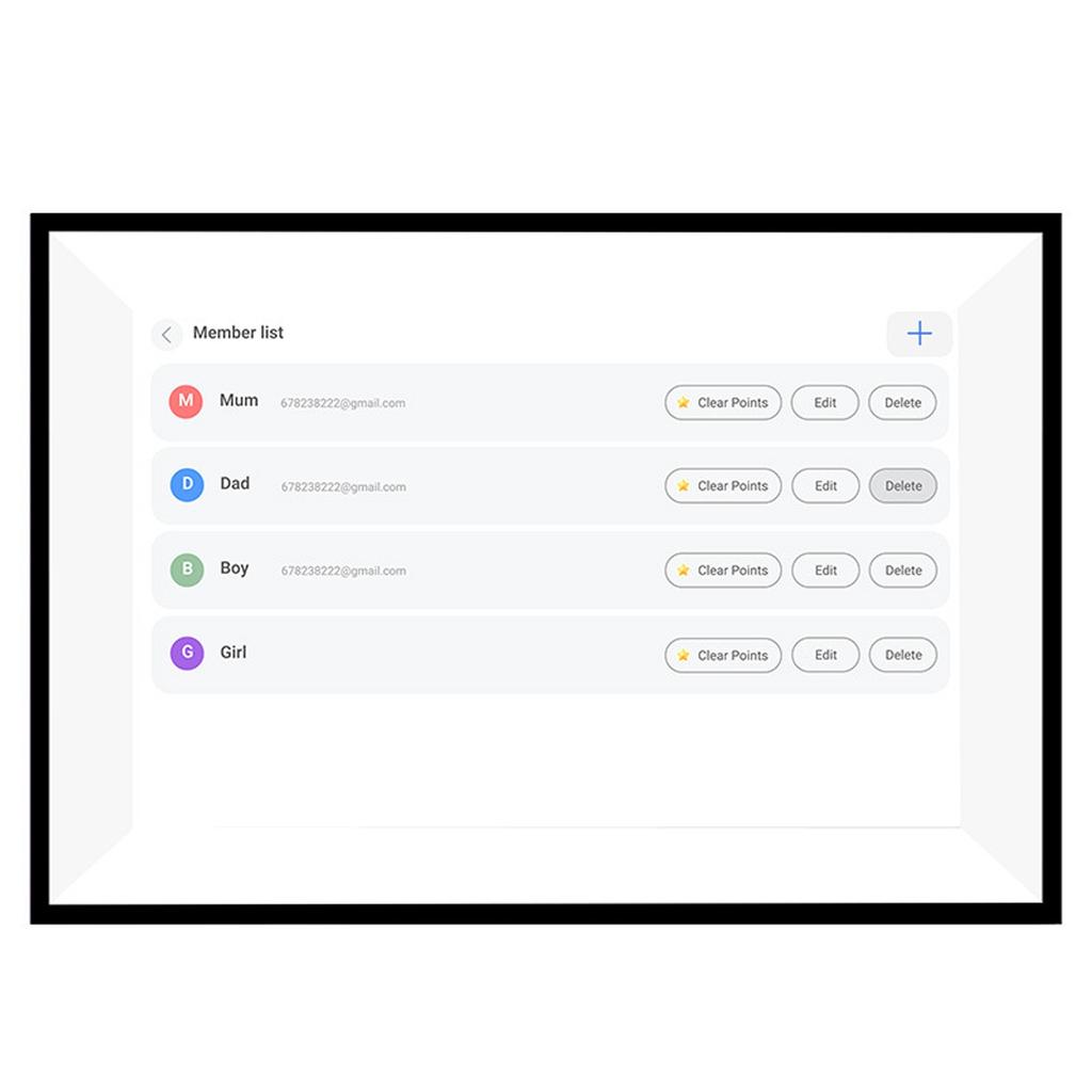 Умный цифровой календарь 10,1 дюйма HD сенсорный экран семейный планировщик со сменной цифровой фоторамкой